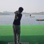 기흥 골프연습장 물에서 하는 골프 연습 기흥수상골프연습장 후기