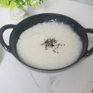 쌀로 흰죽 끓이는법 몸 아플 때 속편한 흰쌀죽 만들기