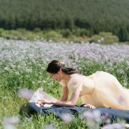 제주 갯무꽃밭 스냅촬영 - 성읍리 갯무꽃밭 4월 여행지 추천