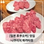 일본 후쿠오카 하카타 혼밥 가능한 가성비 야키니쿠 소고기 맛집 예약 없이 방문해본 후기, 니쿠이치 하카타점