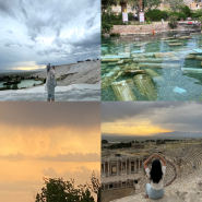튀르키에 파묵칼레 석회온천, 고대온천수영장, 히에라폴리스까지👍