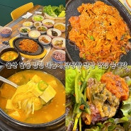 울산 달동 밥집 새롭게 단장한 쌈밥 맛집 손대감