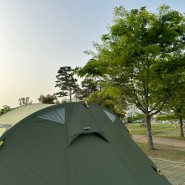 미세먼지 많은 날 오랜만에 황산공원 캠핑