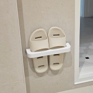 이천원 무타공 욕실화 거치대 하나로 뽀송한 발과 화장실 만들기