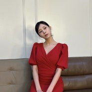 열린음악회 박소현 컬러드레스:: 수입 레드 촬영드레스