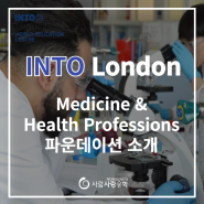 INTO LONDON Medicine and Health Professions 파운데이션 | 보장된 의대 인터뷰를 제공하는 런던 내 유일한 파운데이션