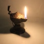 앤틱 1900년 초기 옛날소품 청동 램프