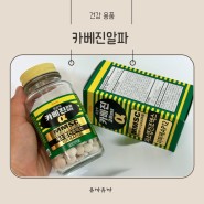 과식 잦은 소화불량에 종합위장약 카베진알파 300 일본말고 한국에서 구입했어요