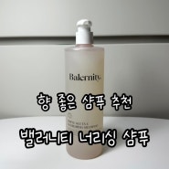 향 좋은 샴푸 추천 : 밸러니티 너리싱 샴푸