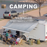 경북 노지 캠핑 미나리 삼겹살과 함께한 청도 신기교 차박