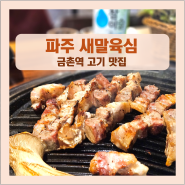 금촌역 고기 맛집_합리적인 가격과 신선한 고기를 맛볼 수 있는 '파주 새말 육심'