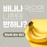 [한눈에 보는 BIO] EP.4 바나나 먹으면 나한테 반하나?