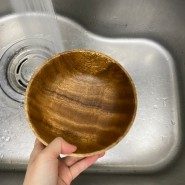 나무수저 및 식기 세척법 우드그릇 설거지 관리하는법