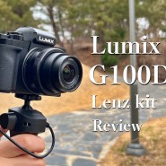 가벼운 입문용 미러리스 카메라 루믹스 G100DV 렌즈킷 추천 이유