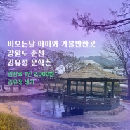 비오는날 아이와 가볼만한곳 | 강원도 춘천 김유정 생가 | 김유정 문학촌