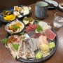 양산동 '온우야' 이자카야 (사시미 모리아와세, 고등어봉초밥, 닭고기 버섯전골)