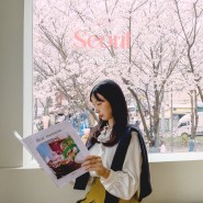 서울 벚꽃 카페 경의선숲길 디어모먼트 추천