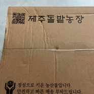 제주 - " 제주돌밭농장 " 한라봉 / 내돈내산