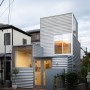 슬레이트 건축외장재 건축디자인 특이한 스킵플로어 단독주택 인테리어