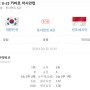 2024년 04월 26일 대한민국 인도네시아 | U-23 카타르 아시안컵 중계 한국 축구 일정 | 8강 대진표 | 쿠팡플레이 티빙