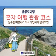 울릉도여행 <혼자여행 관광 코스> 필수품 여행시기 최적기 팁까지 알아보면