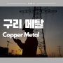 현대 산업에서의 핵심 금속 - 구리 메탈,Copper metal