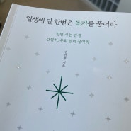 [자기계발서 추천]일생에 단 한번은 독기를 품어라(한번 사는 인생 간절히, 후회 없이 살아라)_권민창 지음(mindset)