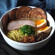일본 돈코츠 라멘 만들기, 돼지 사골 육수 타레 소스 국물 요리 레시피