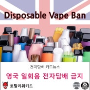 영국 일회용 전자담배 금지