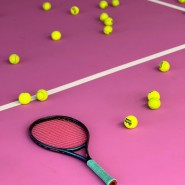 Rock Tennis 락 테니스 가로수길점에서 스크린 테니스로 연습하기!