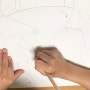 [경산방문미술] 초등 플라잉케츠 수업 / 네일아트 손 그리기