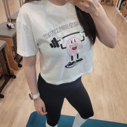 운동복상의 헬스 크로스핏 티셔츠 에브리데이이즈 도넛데이