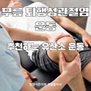 무릎 퇴행성관절염 운동으로 추천하는 유산소 운동