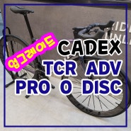자이언트자전거 TCR 어드밴스 프로 0와 케이덱스 울트라 휠셋