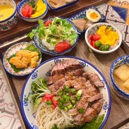[홍대맛집] 정갈한 가정식 한상차림 스테이크덮밥 맛집 미도인