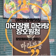 [이천]우리집 여자들의 최애맛집 장호원마라탕은 마라장룡 마라탕 장호원점:)