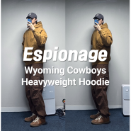 에스피오나지 헤비웨이트 후디 카멜 Wyoming Cowboys Heavyweight Hoodie Camel 남자후드데일리룩