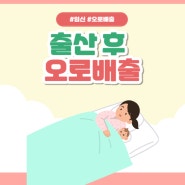 자연분만 제왕절개 과정 출산 후 오로 언제까지? 색깔 냄새 배출 과정