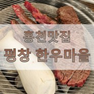 강원도 홍천 맛있는 소고기 맛집 평창 한우마을 예약,차대절 후기