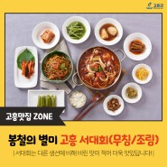 [봄 제철 음식] 봄따라 맛따라 고흥 별미 '서대회'로 기력회복 가즈앗!