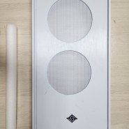 PC케이스 앱코 수트마스터 820G 전면 타공후 메쉬 DIY 작업