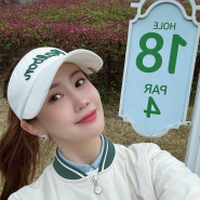 중국을 사로잡은 월드스타 이다해의 골프웨어 브랜드 말본과 함께한 여자 골프 모자 종류 중 여성 썬캡 코디