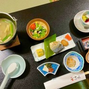 유후인 료칸 가이세키, 부모님도 대만족 조석식 편하고 맛있게 먹기!