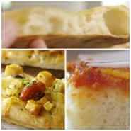 제대로 된 수제 피자 '빨간모자피자'의 로만피자(이태리 로마식 피자)