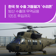 대한민국 기동헬기 '수리온' 첫 수출