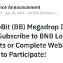 BounceBit BB 바이낸스 메가드랍 참여방법