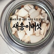 9개월 중기이유식 새송이버섯 큐브 초간단 토핑이유식 반찬