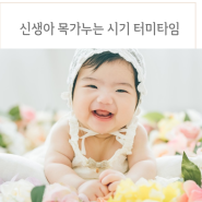 신생아 아기 목 가누는 시기 터미타임 연습 방법