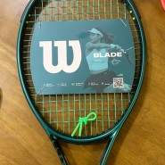 테린이 테니스 라켓 추천 윌슨 블레이드V9(Wilson Blade 101L V9 274g) 후기