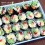 밥양을 확 줄여도 배부른 다이어트 김밥 오이크래미김밥 만들기 오이 김밥맛있게 싸는법